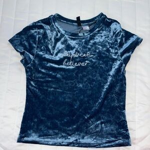H&M Velvet T-shirt